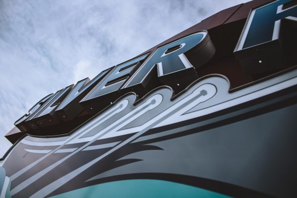 Silver Reef Casino monument sign closeup