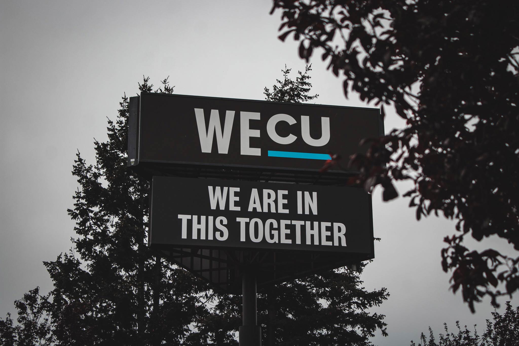 financial-WECU-ferndale-wayfinding-pylon-slogan-sign